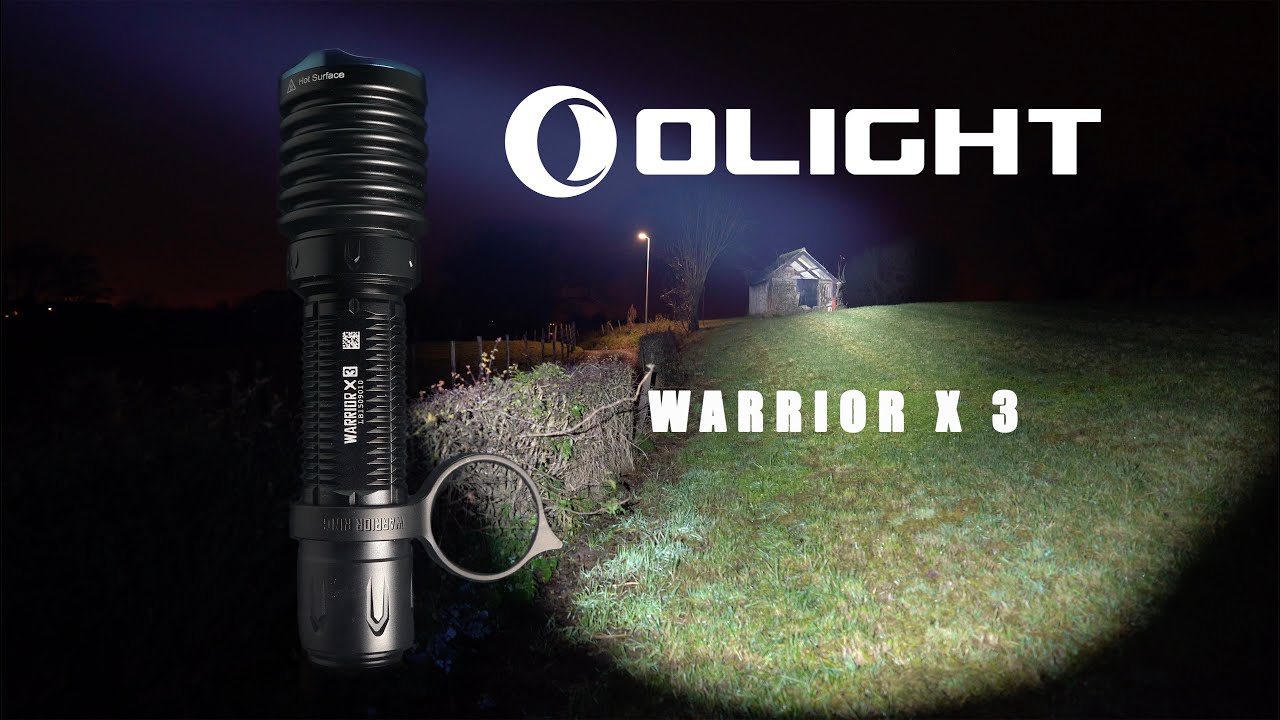 LA WARRIOR X 3 DE OLIGHT : ATTENTION LES YEUX . . .