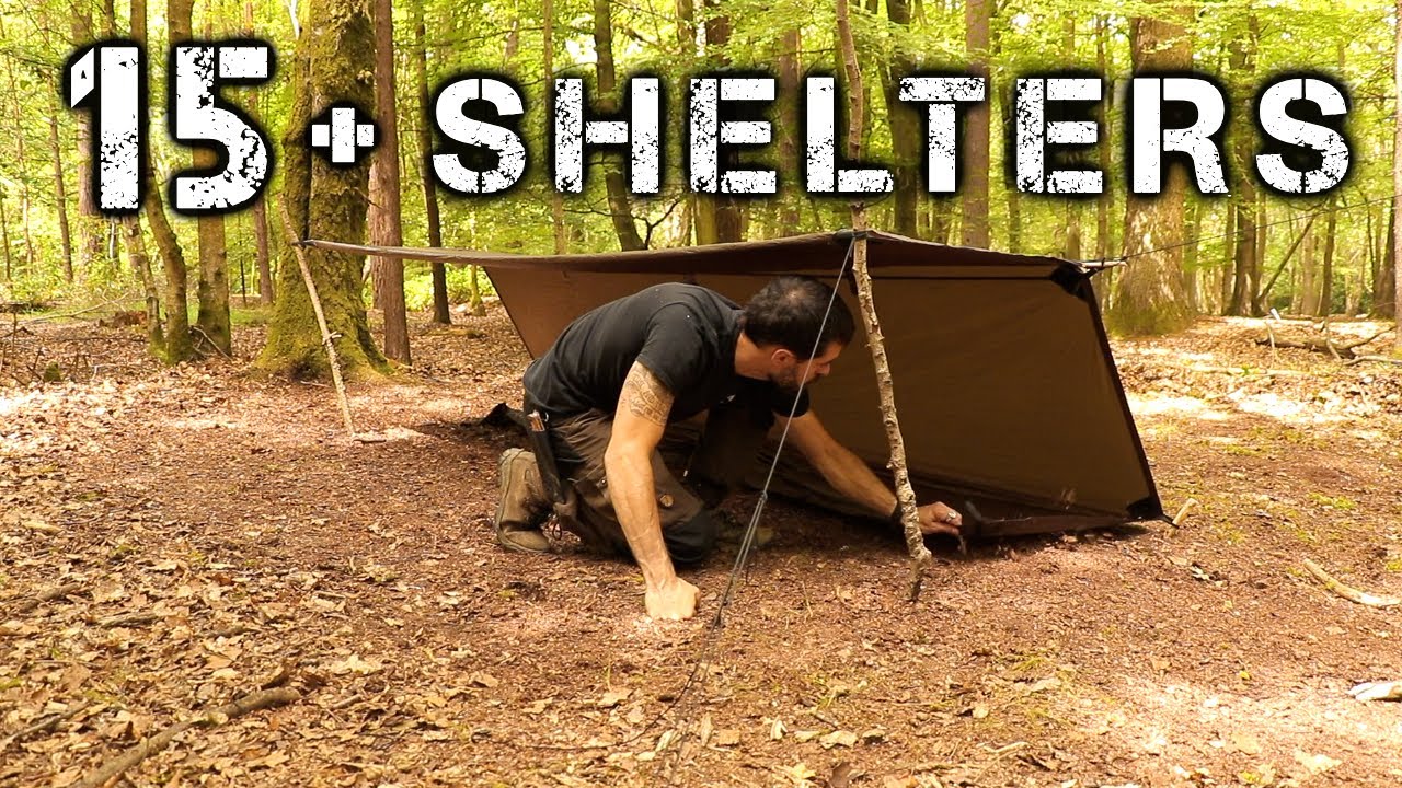 15 Shelters with a Tarp | Camping & Bushcraft
