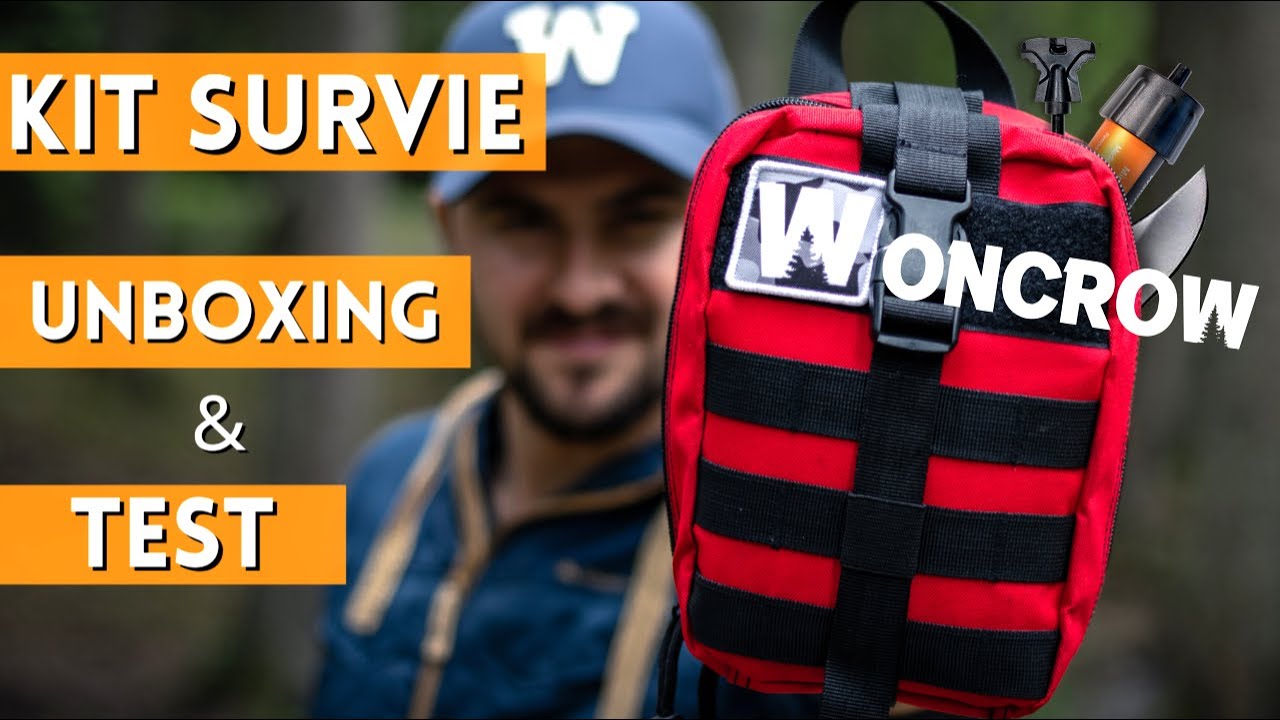 KIT DE SURVIE WONCROW ,  UNBOXING & TEST