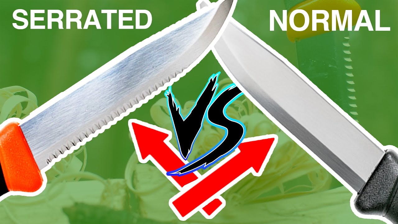 Can a Serrated Knife be BETTER Than a regular Knife!?