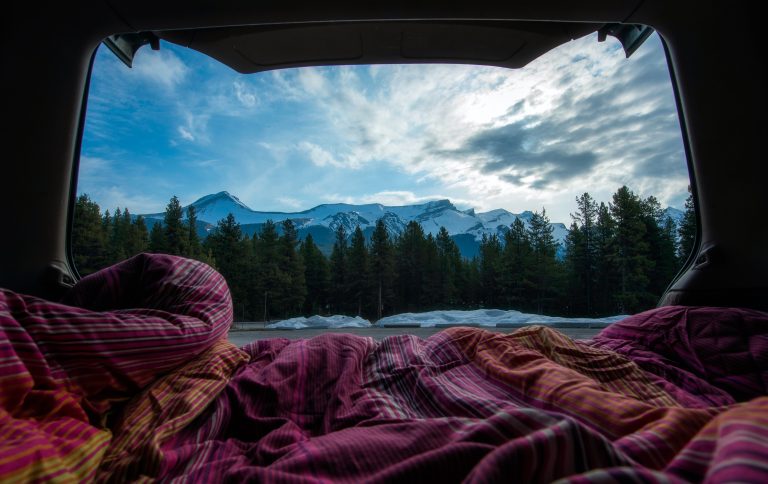 sac de couchage camping hiver voiture
