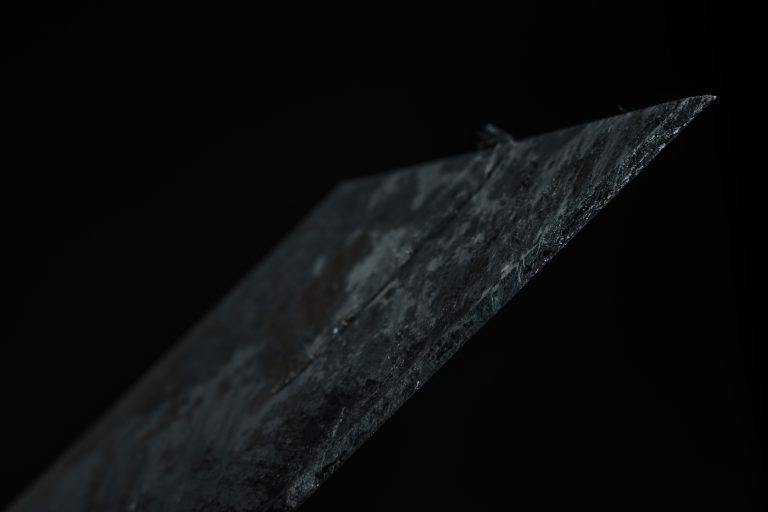 lame couteau rouillée