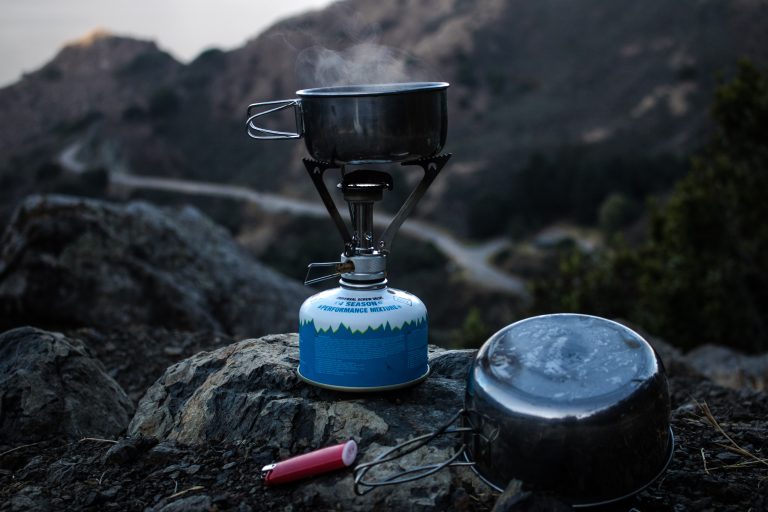 réchaud de camping à gaz