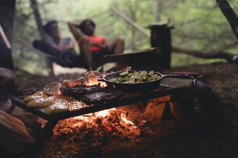 barbecue de camping
